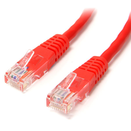 STARTECH.COM 3ft Red Molded Cat5e UTP Patch Cable M45PATCH3RD